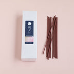 Sakura Sandalwood Incense on pink background