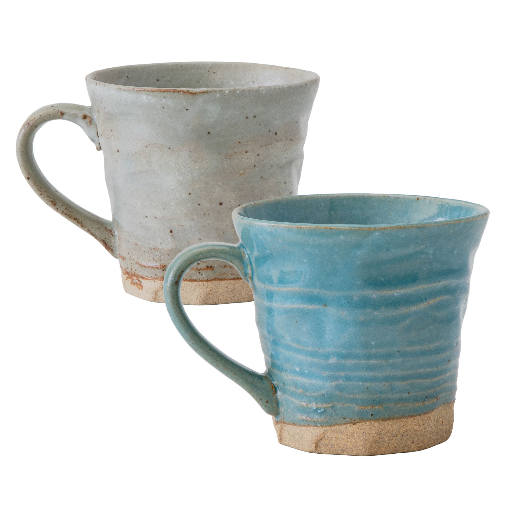 Tsuchimono Cup Set Blue and Grey