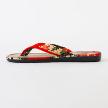 Charger l&#39;image dans la galerie, Traditional Japanese Sandals Tatami Setta Zori, Made in Japan - Red
