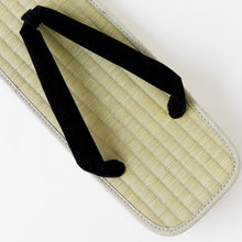 Lade das Bild in den Galerie-Viewer, Traditional Japanese Sandals Tatami Setta Zori, Made in Japan - Black
