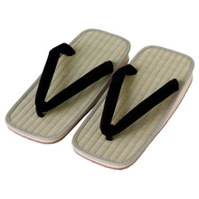 Lade das Bild in den Galerie-Viewer, Traditional Japanese Sandals Tatami Setta Zori, Made in Japan - Black
