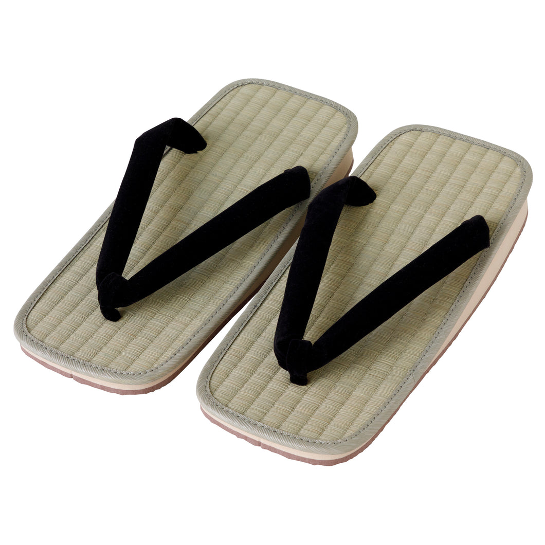 Traditional Japanese Sandals Tatami Setta Zori, Made in Japan - Black