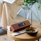 Flower Incense Sticks Assortment, Set of 5 Scents: Wagiku, Plum, Rose, Jasmine, Sakura