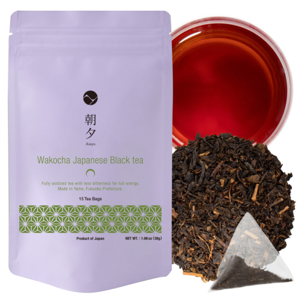 asayu pouch bag of wakocha tea bags