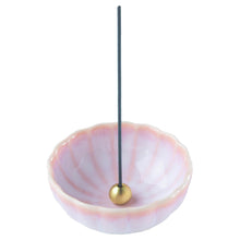Charger l&#39;image dans la galerie, [ Free Shipping in continental US, CA, UK ] 100% Made in Japan Asayu Japan Cherry Blossom Pink Mini Sakura Lotus Incense Holder with Brass Incense Burner Stand for relaxation, meditation and yoga
