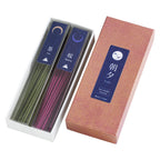 Bâtons d’encens faible fumée 40 g – Coffret senteurs Japon [Thé vert et fleur de cerisier sakura]