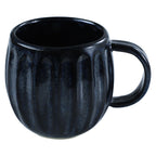 Asayu Japan Ceramic Coffee Pour Over Maker Set in Dark Navy Blue, Slow Brewing Paper Filter Holder and Dripper with 3 Holes for Coffee and Tea - Complete 2PCS Set
