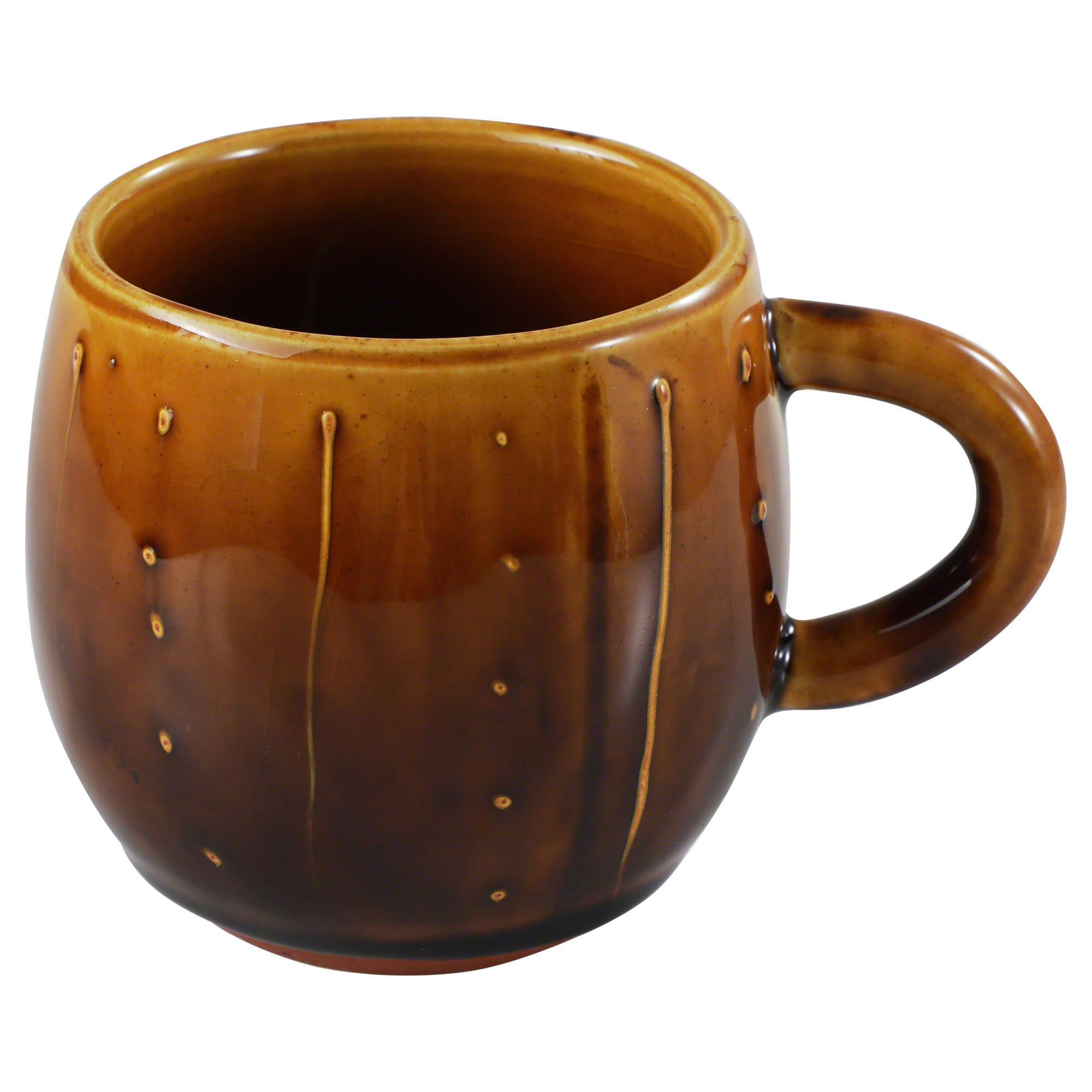 Asayu Japan Ceramic Coffee Mug in Caramel.