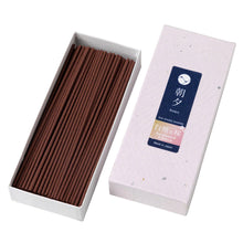 Load image into Gallery viewer, Premium Sakura Cherry Blossom and Sandalwood Low Smoke Incense Sticks by Asayu Japan in an open box
