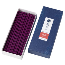 Load image into Gallery viewer, Rose Flower Low Smoke Incense Sticks by Asayu Japan in an open box
