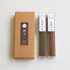 Duo Bâtons d'Encens Traditionnel Temple 40g I Mélange Bois de Santal & prune et Bois d'Aloès Premium  