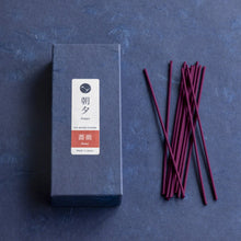 Load image into Gallery viewer, Box of Asayu Japan Rose Low Smoke incense with sticks outside

