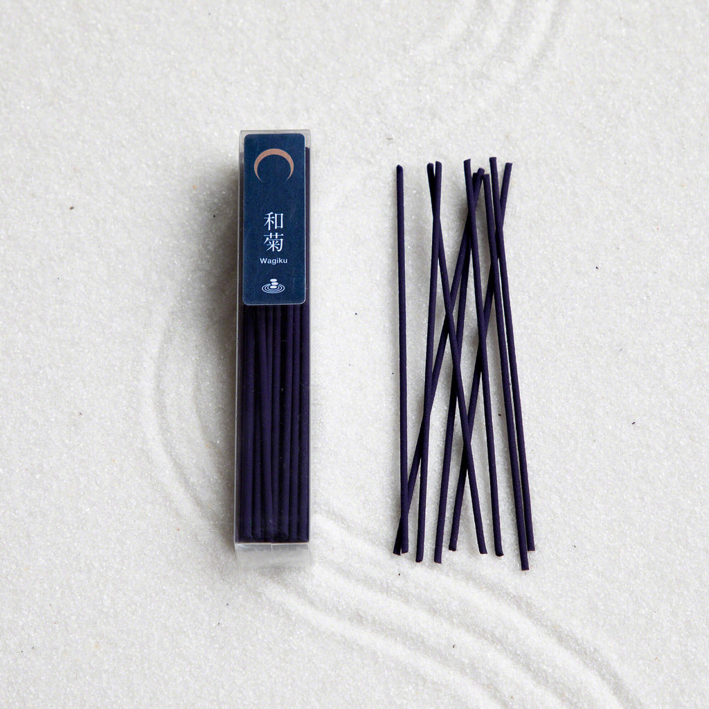 [ Free Shipping all over the US ]  100% Made in Japan Low Smoke Incense Gift Set [ Zen Set (Japanese Garden & Wagiku Chrysanthemum) + Zen Incense Holder ] || Low Smoke Japanese Incense Sticks || Incense holder and burner stand || Incense for Yoga and Meditation