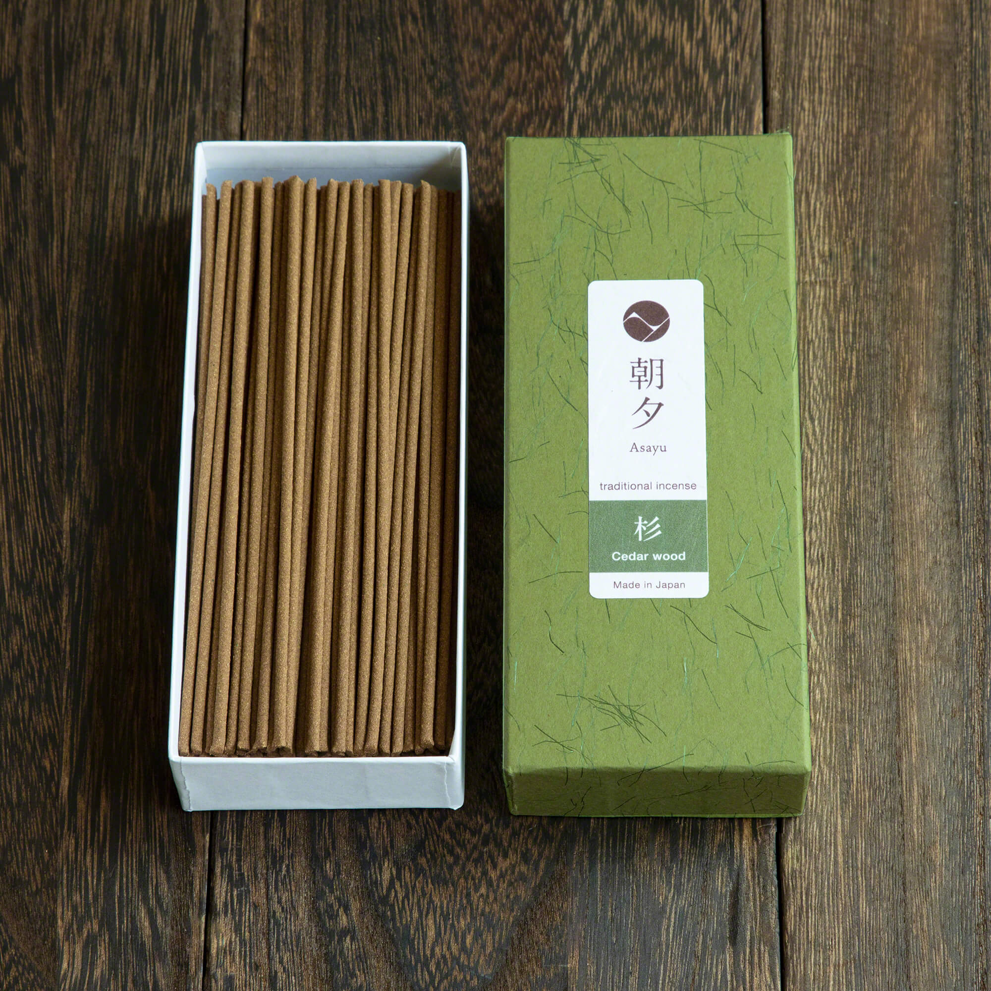 Cedar Wood Traditional Incense Sticks open box