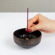 Load image into Gallery viewer, Put the sakura incense stick in an incense stand over an incense plate or similar surface
