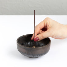 Load image into Gallery viewer, Put the agarwood incense stick in an incense stand over an incense plate or similar surface
