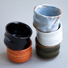 Load image into Gallery viewer, 5 ochoko sake cups stacked
