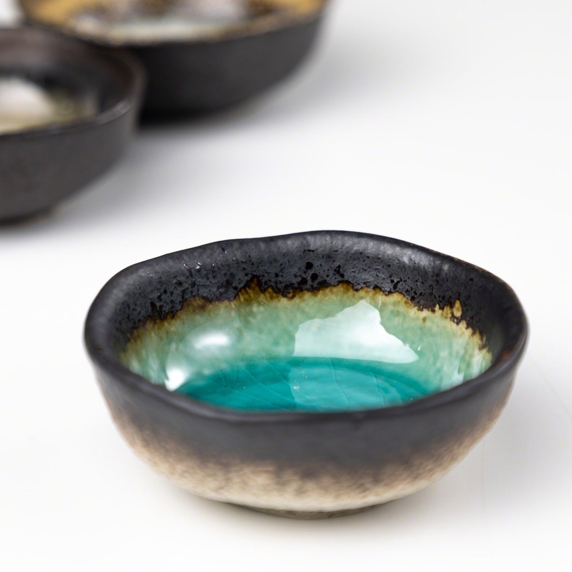 Small Mini Nature Aquamarine Incense Holder Stand stick cone ceramic porcelain handcraft adjustable angle detachable home decor round hole simple elegant yoga relax meditation minimalist