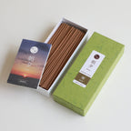 Hinoki Cypress Traditional Incense Sticks box with mini catalogue