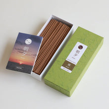 Cargar imagen en el visor de la galería, Hinoki Cypress Traditional Incense Sticks box with mini catalogue
