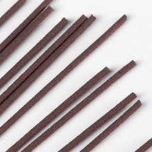 Load image into Gallery viewer, Close-up of Agarwood Low Smoke Incense Sticks by Asayu Japan
