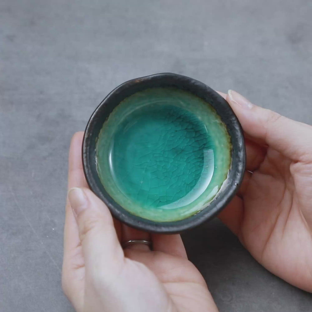 Small Nature Aquamarine Incense Holder