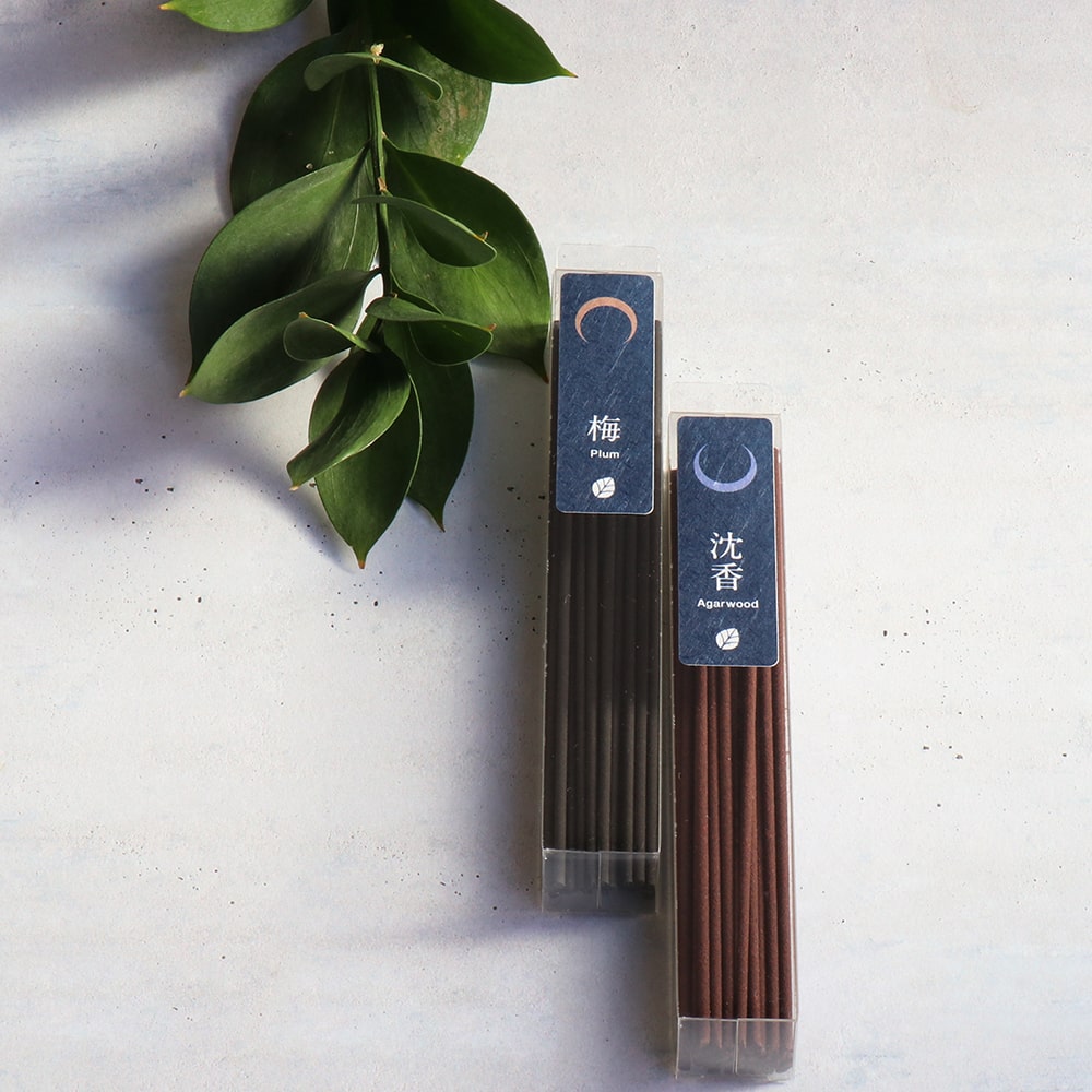 Asayu Japan Low Smoke Incense Sticks 40g Nature Scent Set