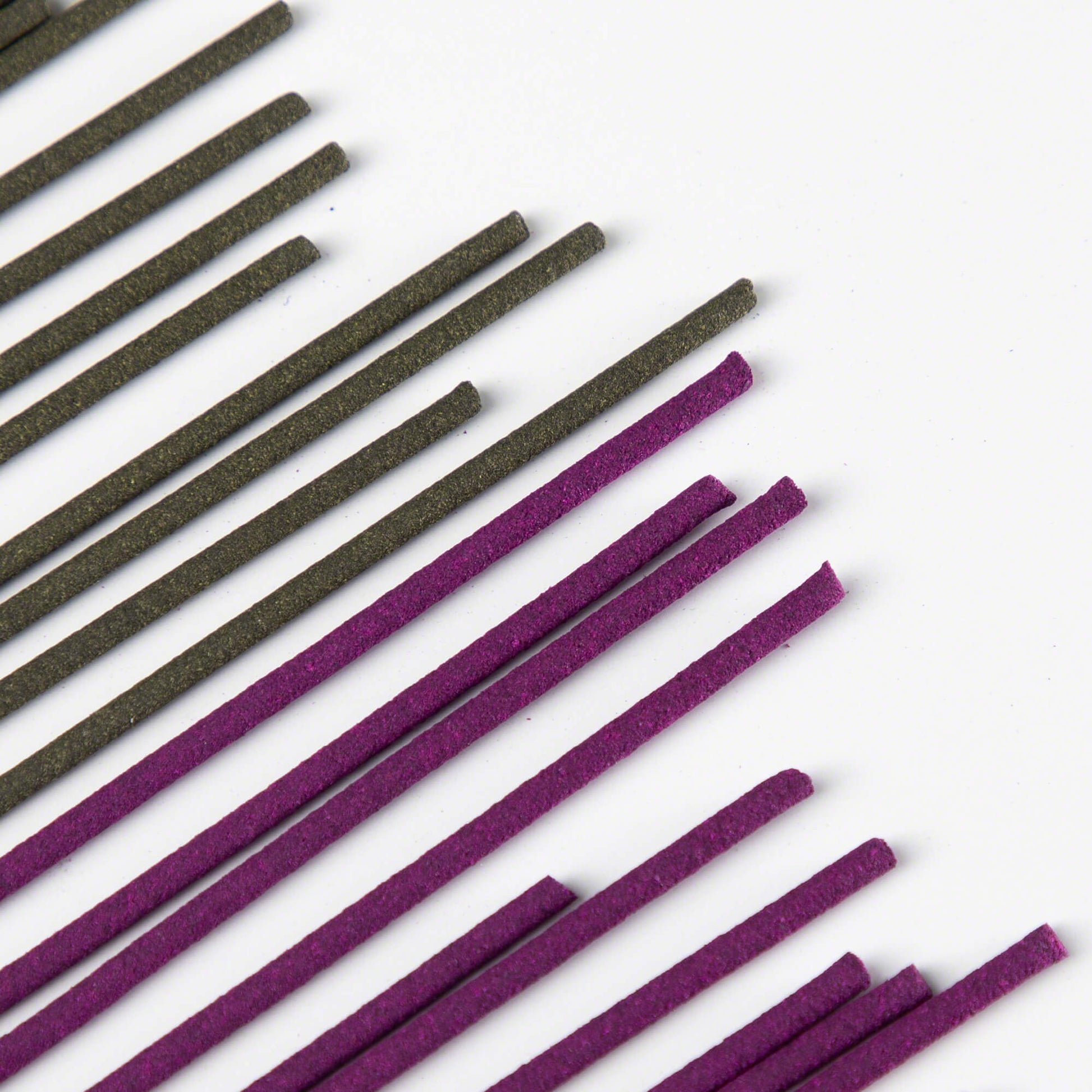 close up on jasmine and rose incense sticks
