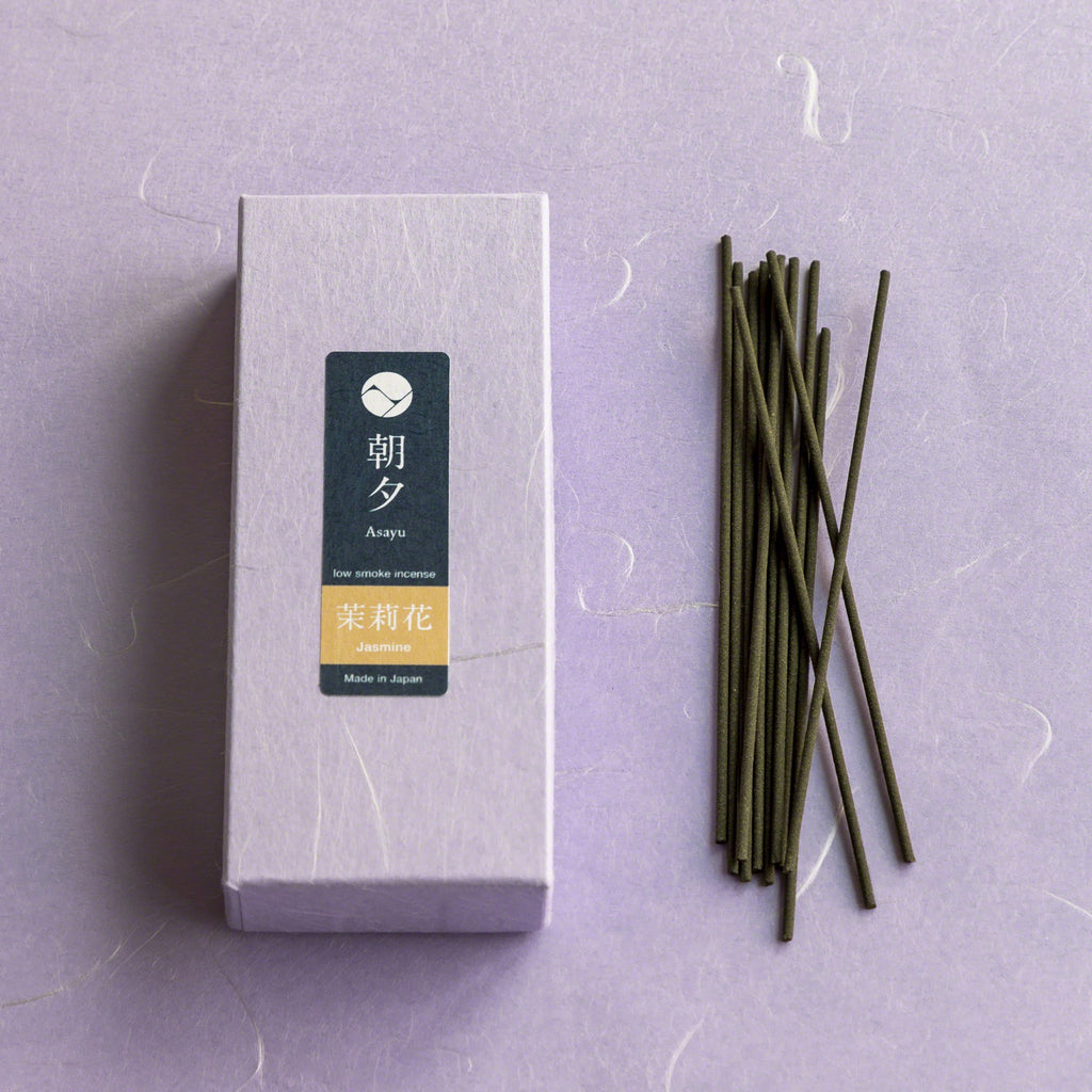 Asayu Japan Low Smoke Incense Sticks Jasmine Scent