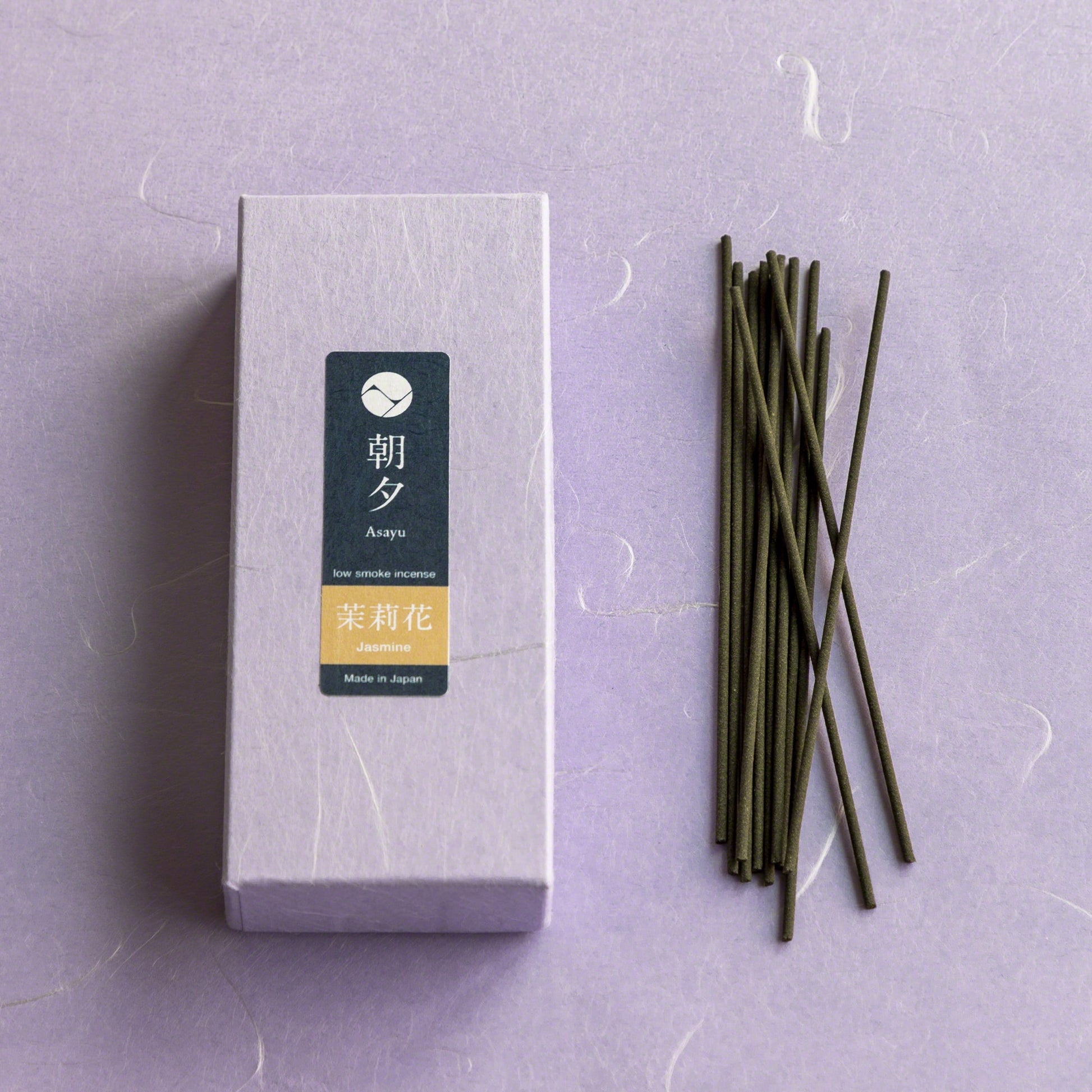 Asayu Japan Low Smoke Incense Sticks Jasmine Scent