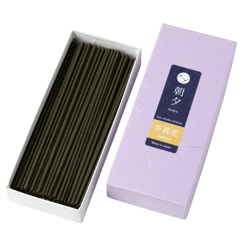 Asayu Japan Jasmine Low Smoke Incense Sticks open box