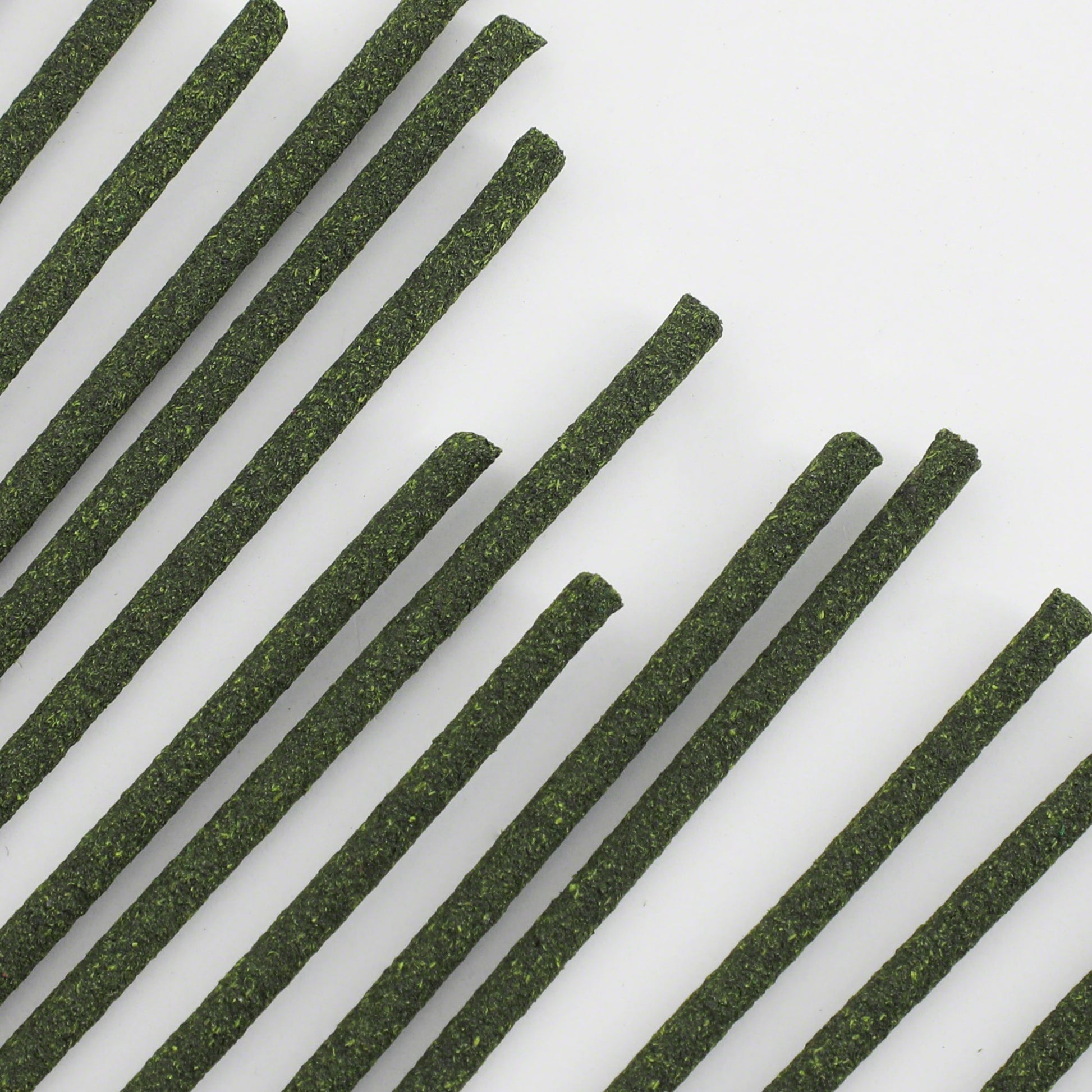 Close-up of Matcha Green Tea Low Smoke Incense Sticks by Asayu Japan