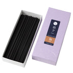 Plum Blossom Low Smoke Incense Sticks by Asayu Japan in an open box