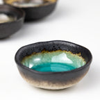 Small Mini Nature Aquamarine Incense Holder Stand stick cone ceramic porcelain handcraft adjustable angle detachable home decor round hole simple elegant yoga relax meditation minimalist